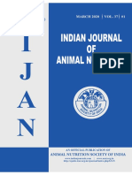 I J A N: Indian Journal OF Animal Nutrition