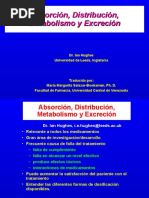 Absorción, Distribución, Metabolismo y Excreción