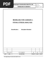 Modeling For Caesar Ii Piping Stress Analysis