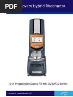 Discovery Hybrid Rheometer: Site Preparation Guide For HR 10/20/30 Series