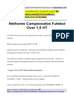 Melhores Campeonatos Futebol Over PDF