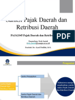 MATERI 8 - Sanksi Pajak Daerah Dan Retribusi Daerah