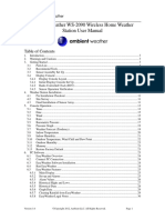 Ambient Weather WS-2090 Wireless Home Weather Station User Manual