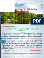 Evaluacion de Impacto Ambiental: Surgimiento de La Evaluación Semana 2