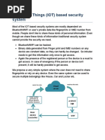 IOT Based Lock System