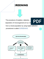 Isolation and Screening of MO