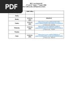 Physiotherapy Routine Week 47