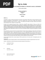 Egi vs. Ando: E. Ganzon, Inc. (Egi) and Eulalio Ganzon, Petitioners, vs. Fortunato B. Ando, JR., Respondent