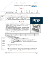 1sc Math Devoir N°1 MR Sabour2020-2021