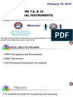 IFRS 7,9, & 32 Financial Instruments: February 19, 2019