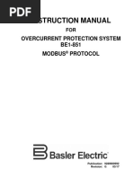 Instruction Manual: Overcurrent Protection System BE1-851 Modbus Protocol