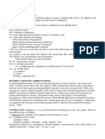 Word-Formation - Abbreviation. Contraction. Change of The Morphological Accent. Eponyms