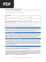 Title of Project: Envr 504 Research Project Proposal