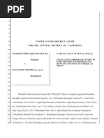 LINCOLN V DAYLIGHT CHEMICAL, Et Al. - (TENTATIVE) ORDER GRANTING IN PART MOTION TO DISMISS AND DENYING MOTION TO STRIKE AS MOOT