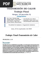 Transmisión de Calor Trabajo Final