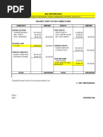 M/S Om Prakash: Liabilities Amount Assets Amount