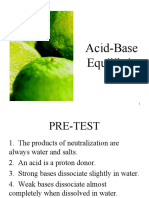 Acid-Base Equilibria: Insert Picture From First Page of Chapter