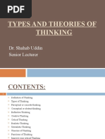 Types & Theories of Thinking