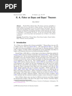 Aldrich - R. A. Fisher On Bayes and Bayes' Theorem