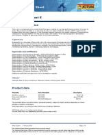 Jotafloor Topcoat E: Technical Data Sheet