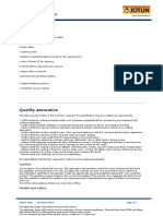 Application Guide Jotafloor PU Topcoat: Quality Assurance