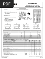 BAT54 Series: Surface Mount Schottky Barrier Diode Elektronische Bauelemente