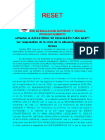 Planton de La Educacion Superior y Tecnica en El Minedu para Que??