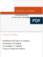 Principles and Practice of Auditing I