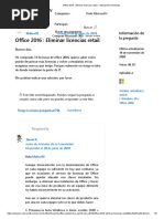 Eliminar Licencias de Office 2016