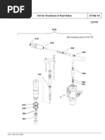 P51702-10-Kit For Overhaul of Fuel Valve TIER II