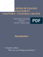 LDRS 420 Notes - Cameron Green 4th Ed., Chap. 08 Cultural Change