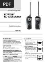 VHF Marine Transceiver - Ic-M25 - Euro - Eng - Im - 0