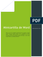 "Minicartilla de Word".