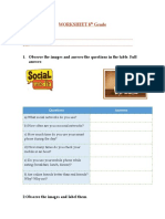 Worksheet 8th Grade Class July 28th