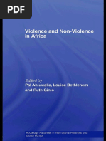 Violence and Non-Violence in Africa (Routledge Studies in International Relations and Global Politic) by Pal. Ahluwalia 