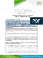 Guía de Actividades y Rúbrica de Evaluación - Unidad 3 - Fase 6 - Evaluación Final - POA