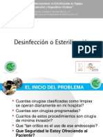 Desinfección o Esterilización