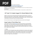 X Tools For Creating Images For Ads & Social Media