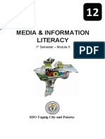 Media & Information Literacy: 1 Semester - Module 5