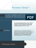 Group Processes 