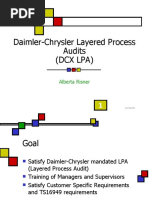 Daimler-Chrysler Layered Process Audits