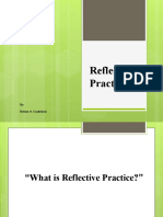 Reflective Practice: By: Redom O. Candelaria