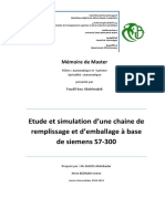 Etude Et Simulation D'une Chaine de Remplissage Et D'emballage À Base de Siemens S7-300