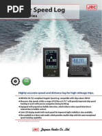 Doppler Speed Log: JLN-740 Series