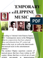 Contemporary Philippine Music