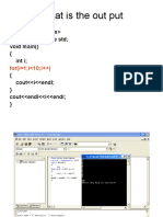 What Is The Out Put