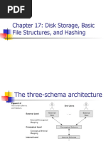 Chapter 17: Disk Storage, Basic File Structures, and Hashing