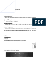 Dewan Cement: Internal Comparison