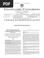 Gaceta 1435 de 2020 - Reforma El Código de Procedimiento Administrativo y de Lo Contencioso Administrativo - Ley 1437 de 2011