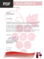 Carta de Invitacion